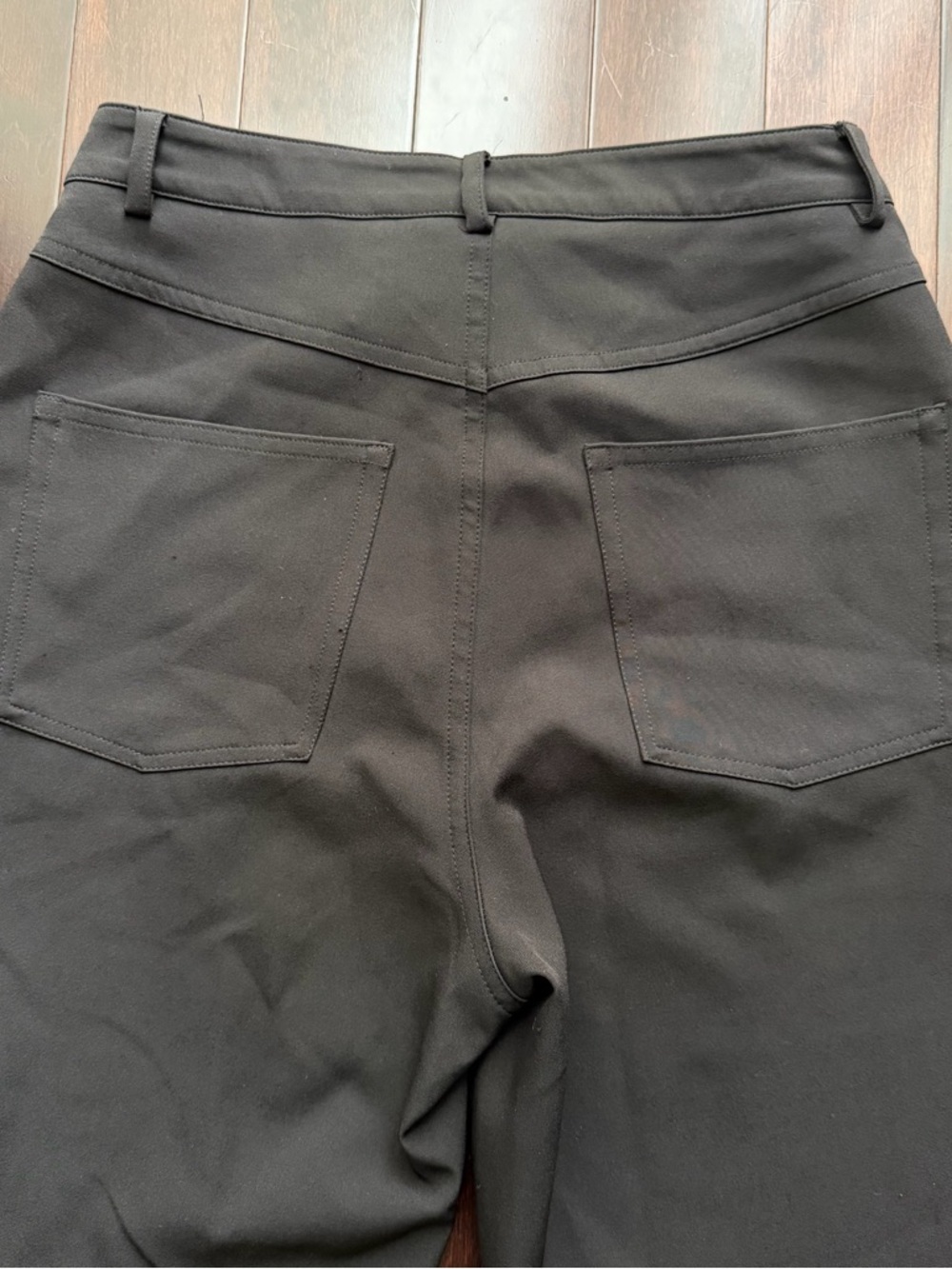 Princess Polly Women’s Black Slacks Size 4 Pants Wide Leg High Rise Work office - Picture 5 of 6